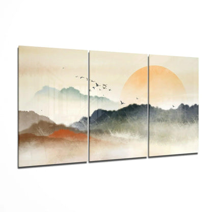 Sunset Glass Art - LUXARTDECO