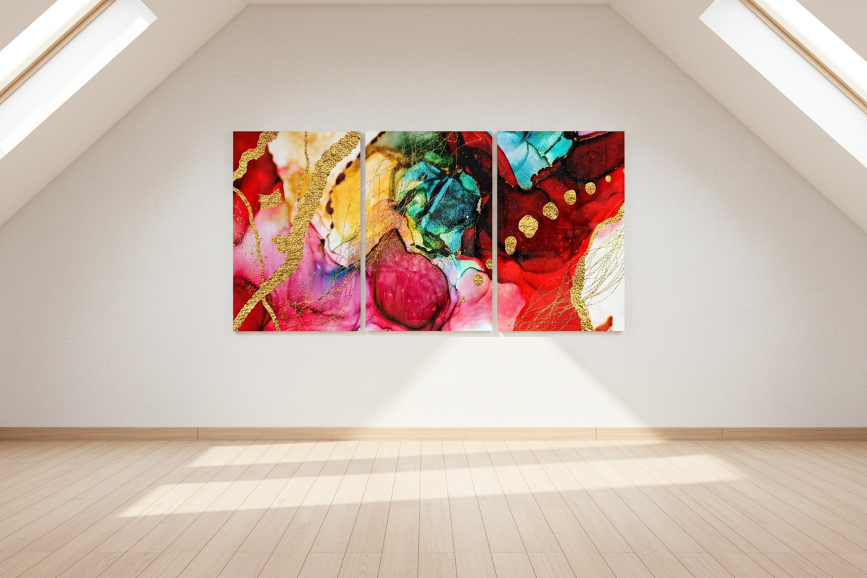 Art du verre Red Harmony 