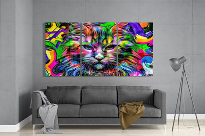 Cat Glass Wall Art - LUXARTDECO