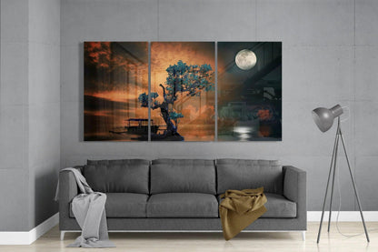Bonsai Mega Glass Wall Art - LUXARTDECO