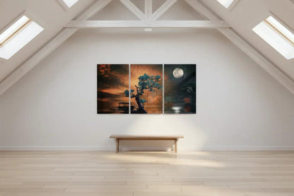 Bonsai Mega Glass Wall Art - LUXARTDECO
