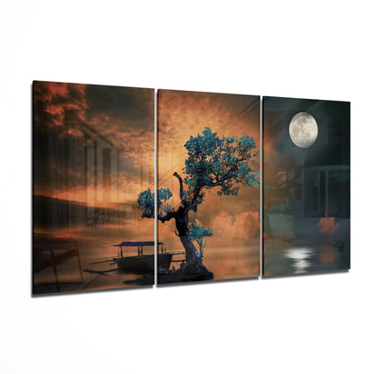 Bonsai Mega Glass Wall Art - LUXARTDECO