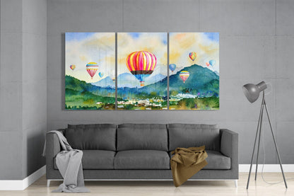 Balloons Glass Art - LUXARTDECO