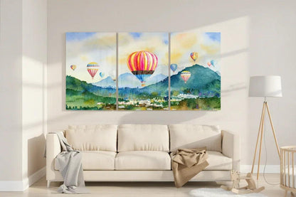 Balloons Glass Art - LUXARTDECO