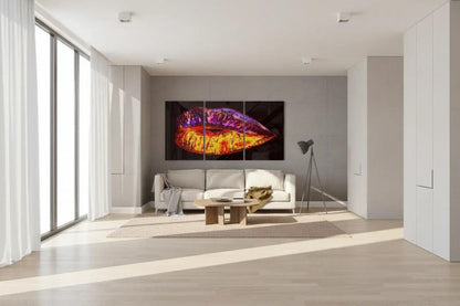 Lips Glass Art - LUXARTDECO