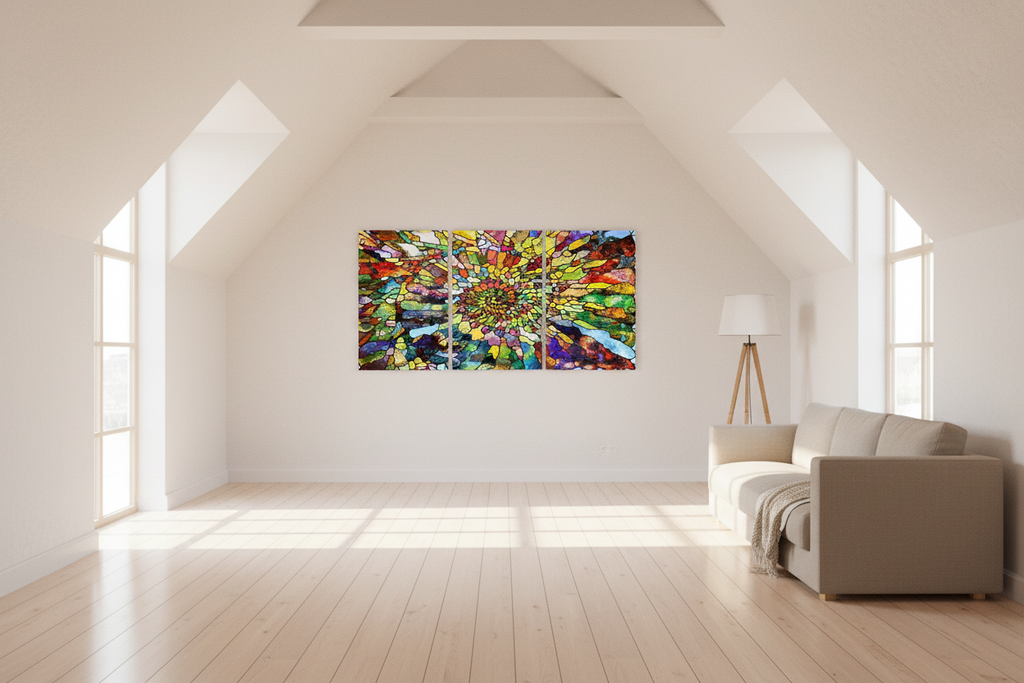 Arte del vetro rivelazione del colore 