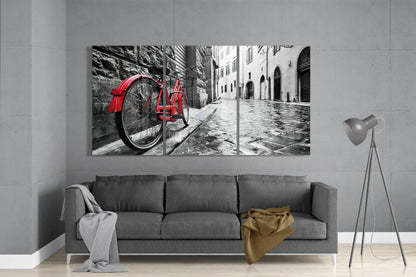 Bike And Street Glass Art - LUXARTDECO