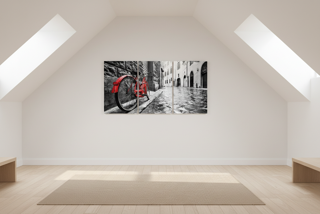 Art du verre de vélo et de rue 