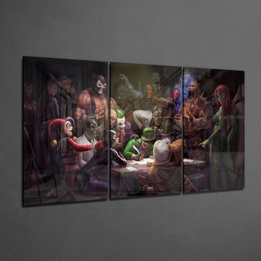 Letter To Batman Glass Art