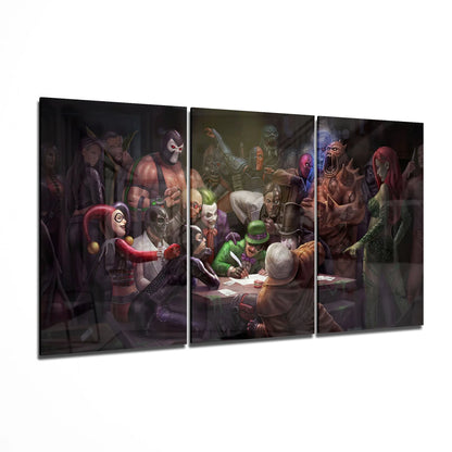 Letter To Batman Glass Art - LUXARTDECO