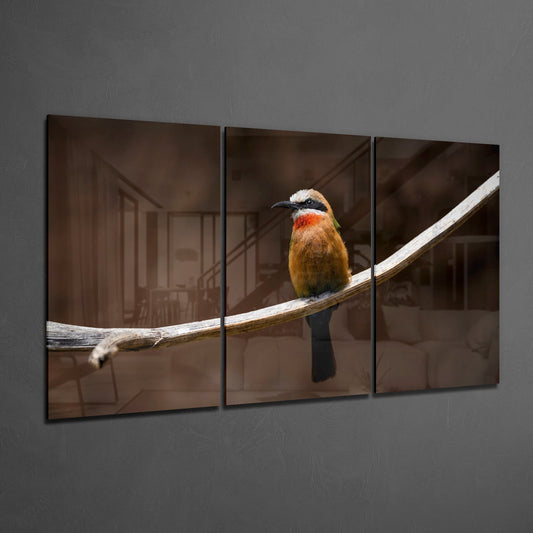 Bee-eater Glass Art