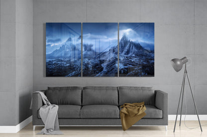 Mountains Glass Art - LUXARTDECO