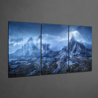 Mountains Glass Art - LUXARTDECO