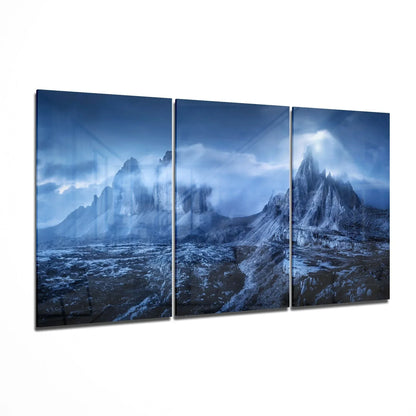Mountains Glass Art - LUXARTDECO