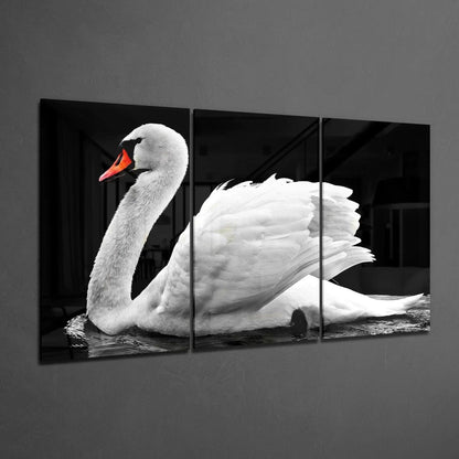 Swan Glass Art - LUXARTDECO
