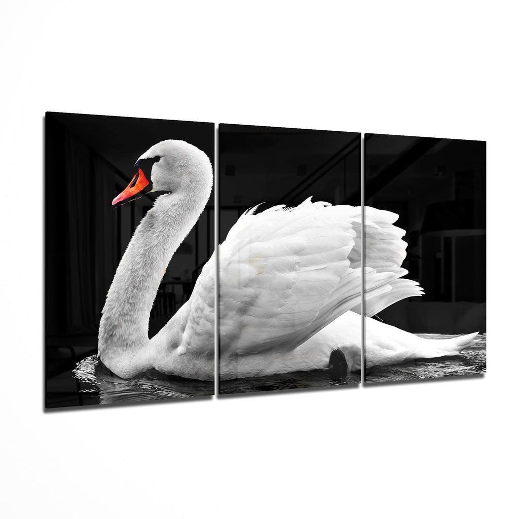 Swan Glass Art