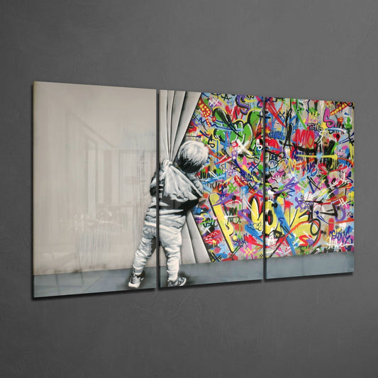 Dietro le quinte: Mega Glass Wall Art 