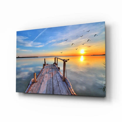 Dock Glass Wall Art - LUXARTDECO