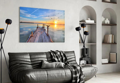 Dock Glass Wall Art - LUXARTDECO