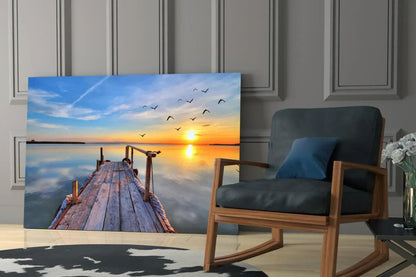 Dock Glass Wall Art - LUXARTDECO