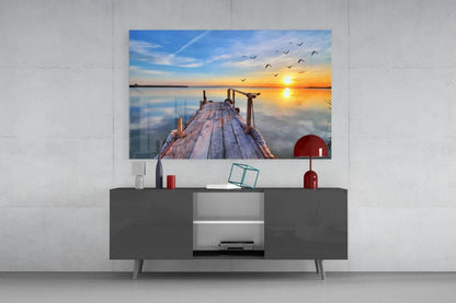 Dock Glass Wall Art - LUXARTDECO