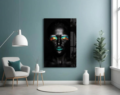 Woman Glass Wall Art - LUXARTDECO