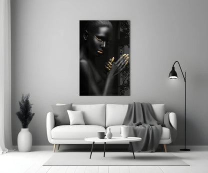 Woman Glass Wall Art - LUXARTDECO