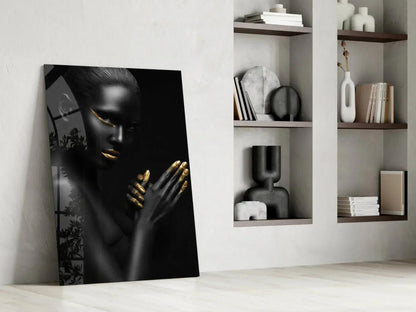Woman Glass Wall Art - LUXARTDECO