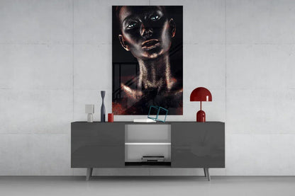 Woman Glass Wall Art - LUXARTDECO