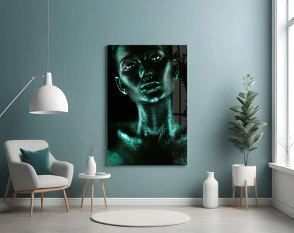 Woman Glass Wall Art - LUXARTDECO