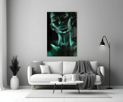 Woman Glass Wall Art - LUXARTDECO
