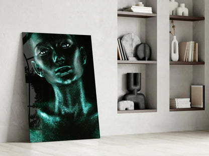 Woman Glass Wall Art - LUXARTDECO