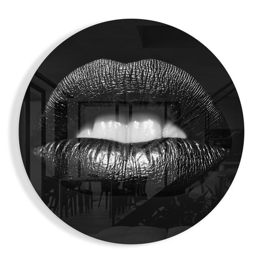 Lip Glass Wall Art