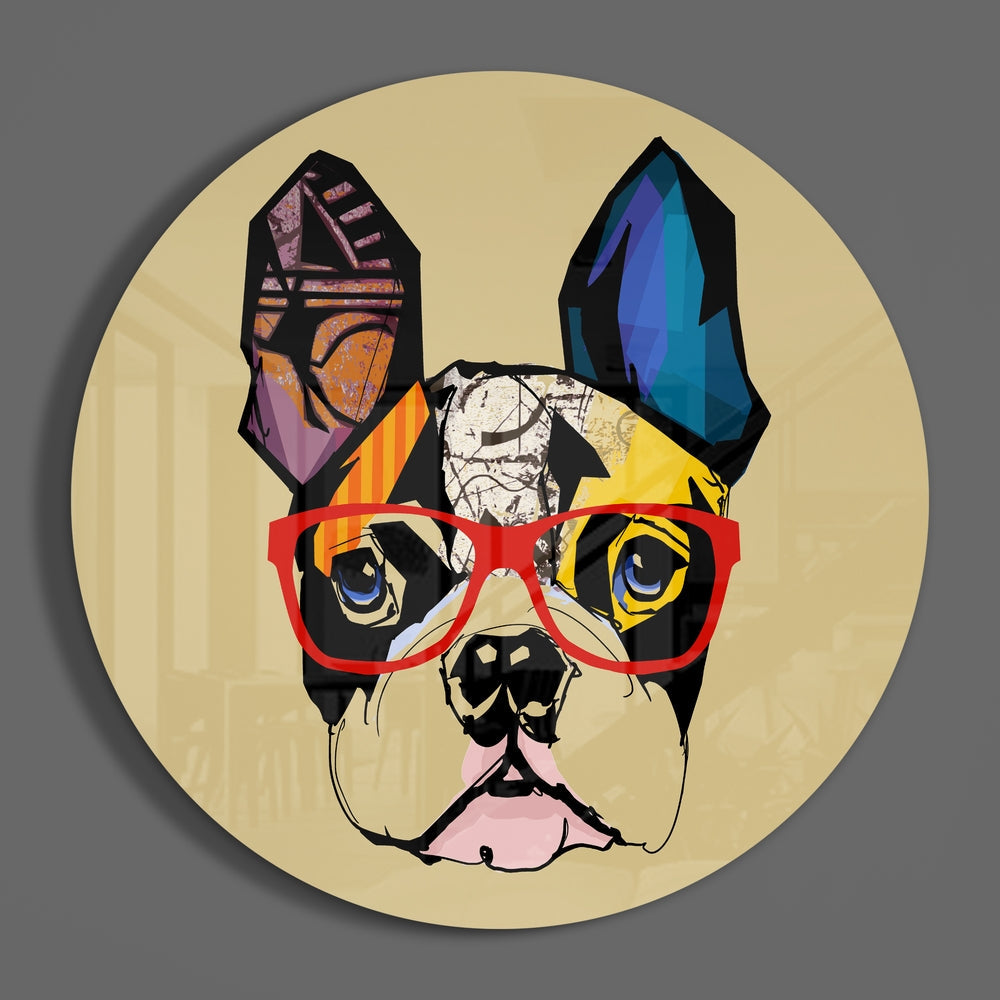 Dog Glass Wall Art