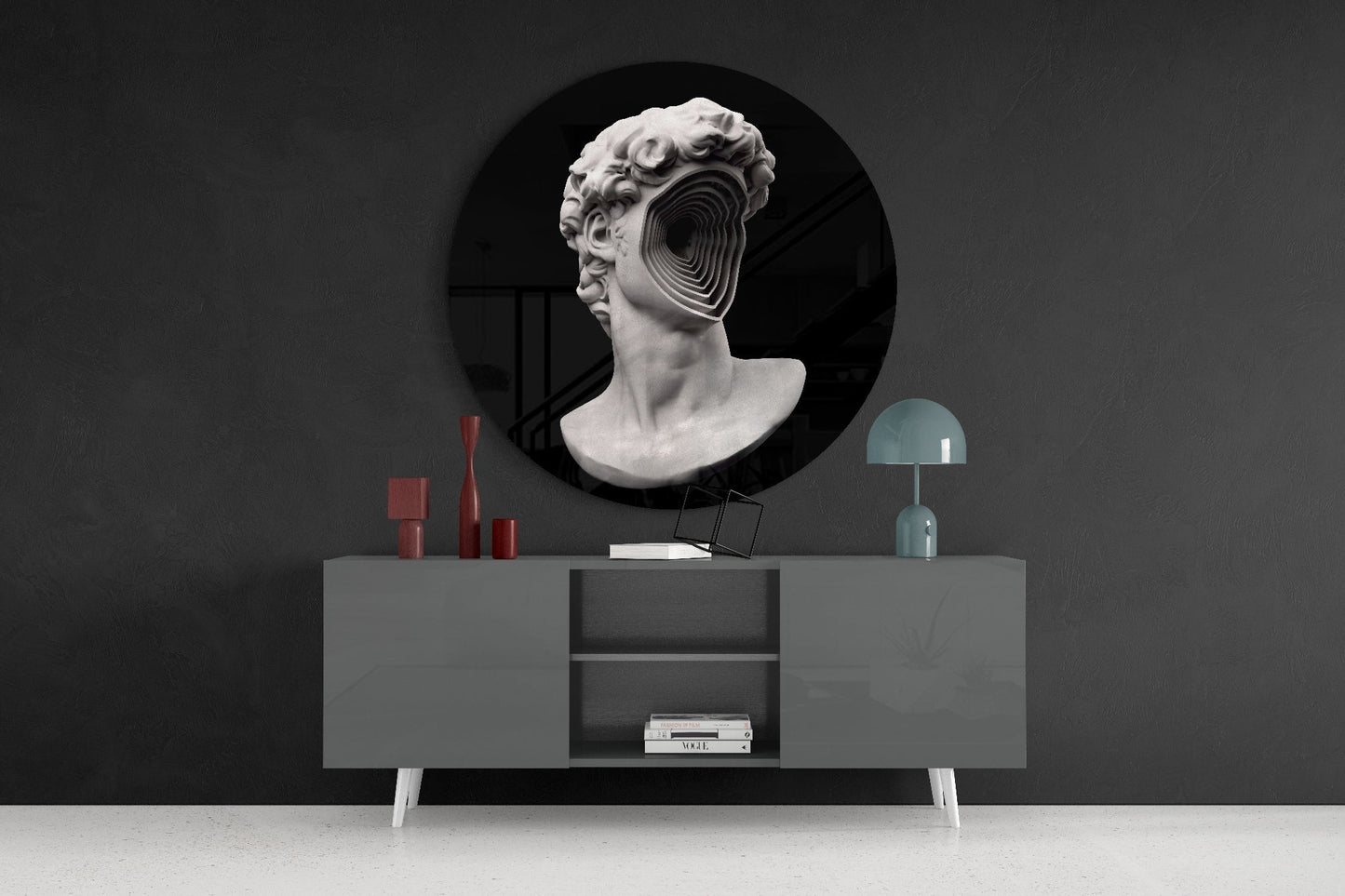 Space Glass Wall Art