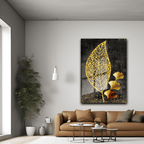 Portrait de femme en verre