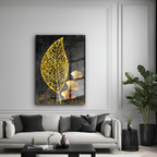 Portrait de femme en verre