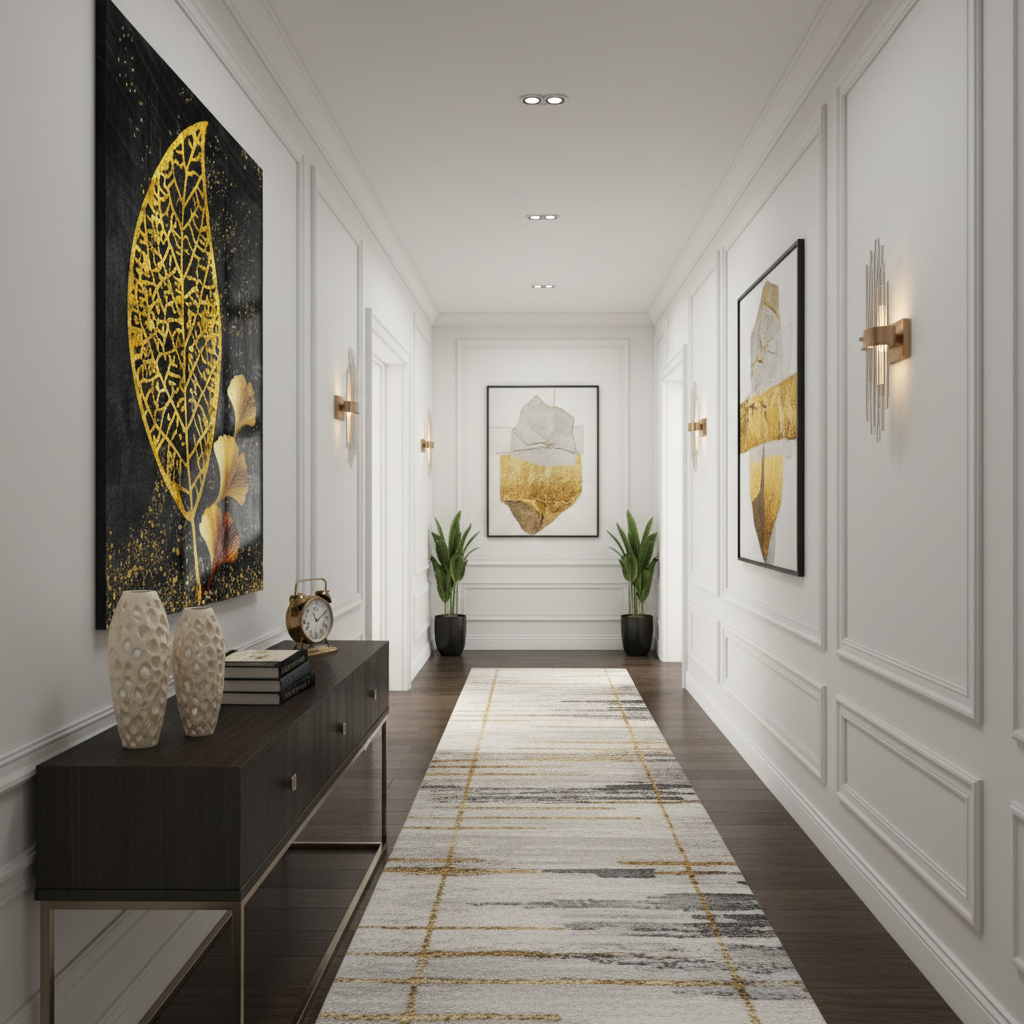 Portrait de femme en verre