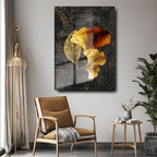 Portrait de femme en verre