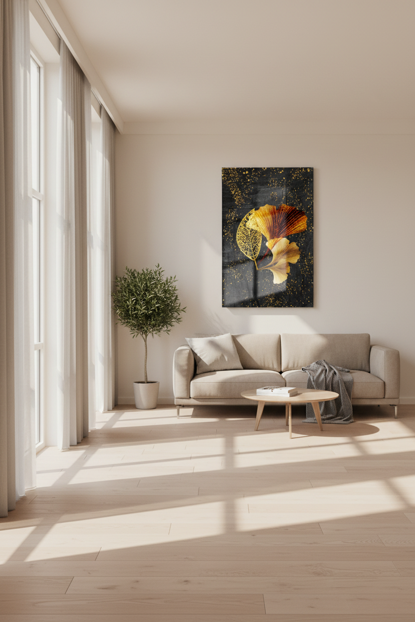 Portrait de femme en verre