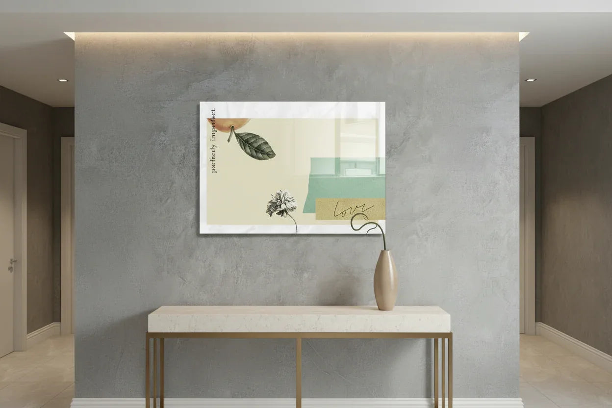 Love Glas Wall Art - LUXARTDECO