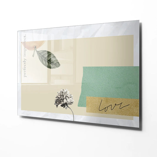 Décoration murale en verre Magnolia
