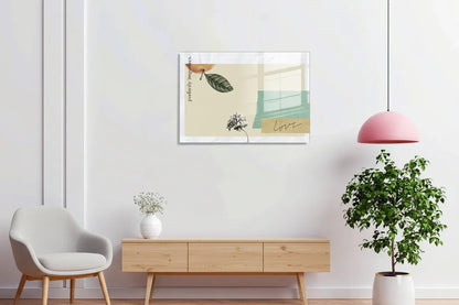 Love Glas Wall Art - LUXARTDECO