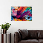 Décoration murale en verre Magnolia