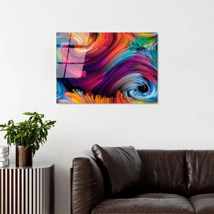 Colorful Glas Wall Art - LUXARTDECO