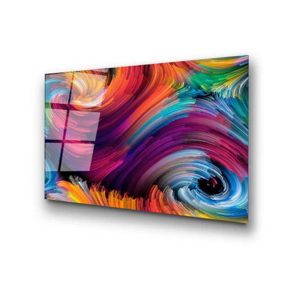 Colorful Glas Wall Art - LUXARTDECO