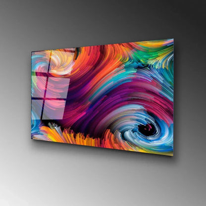 Colorful Glas Wall Art - LUXARTDECO