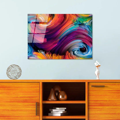 Colorful Glas Wall Art - LUXARTDECO