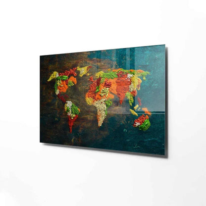 Spices Glass Wall Art - LUXARTDECO