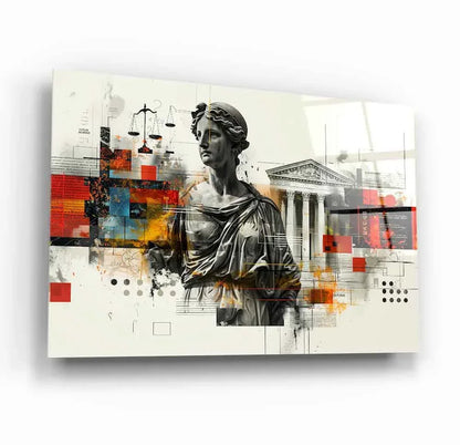 Themis Glass Wall Art - LUXARTDECO